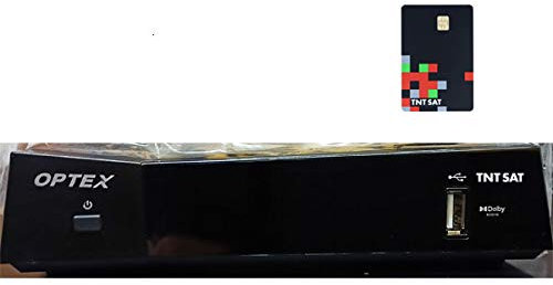 RECEPTEUR TNT par Satellite TNTSAT OPTEX ORS 9990-HD + Carte TNTSAT VALABLE 4 Ans