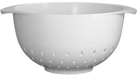 Rosti Margrethe Sieb, Küchensieb Kunststoff, Robuster Durchschlag, Spülmaschinengeeignet, 1.5 Liter, Weiß