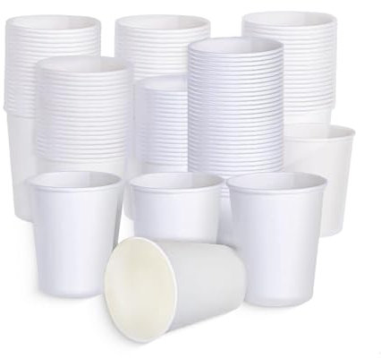 07oz Paper Cups -50 Pcs Pack and 200 Pcs Pack -Single Wall Disposable for Coffee and Tea Premium Quality Cups, Specially Made and Designed for UK, Inspired by Nature