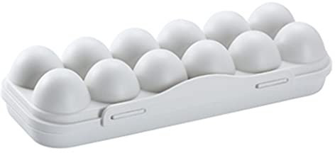 Support à œufs 12/18 grille pour réfrigérateur, boîte de rangement pour œufs de poule, récipient de rangement pour œufs de poule, récipient de stockage d'œufs 24
