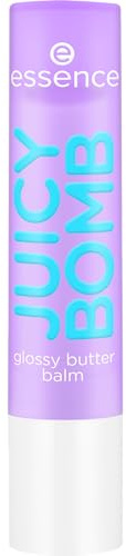 Essence Cosmetics Juicy Bomb Glossy Butter Balm Baume à Lèvres, Naturel, Lustré, Sensation de Rosée 2.5 g