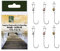 Zite Fishing Tungsten Cheburashka Set | 6 STK Pro Sharp Rigs UL Cheburaschka Forellen-Haken | Baitholder Hooks #4 - #8 mit 0,5g/0,7g/1,0g Metallic Tungstenperle | Ultra Light Forellenköder (#6)