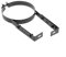 Entgoinggo Soporte de pared ajustable de acero inoxidable para chimenea de 150 mm de diámetro para revestimiento de chimenea de estufa de 6 pulgadas