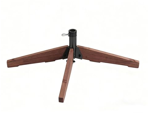 FRANKYSTAR Tripod L - Base Supporto per Albero di Natale da 240 cm in Legno Massello