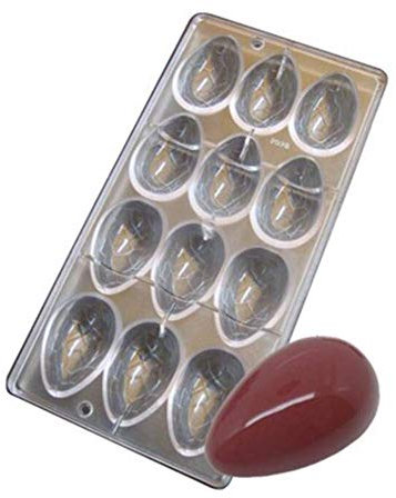 3D Œuf de Pâques Chocolat Moules Transparent en Polycarbonate DIY Bonbon Fait à la Main Forme Fabriquant Glace Muffin Plateau Plats à Four Poêle Confiserie Gâteau Cuisson Cuisine Fournitures - D