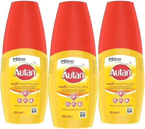 Autan Pack Protection Plus Vaporizador Multi-Insectos, Repelente de mosquitos (mosquitos comunes, tropicales y tigre), 3 Unidades