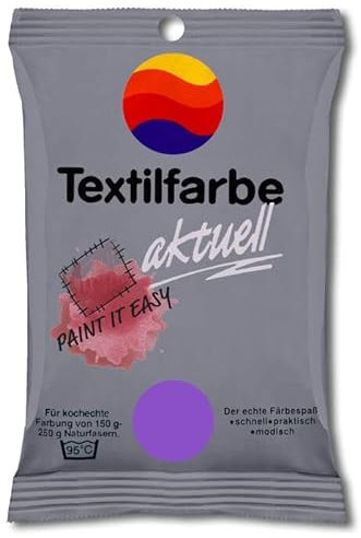 NEU PAINT IT EASY Batik- und Färbefarbe/Textilfarbe aktuell, 10 g, Amethyst