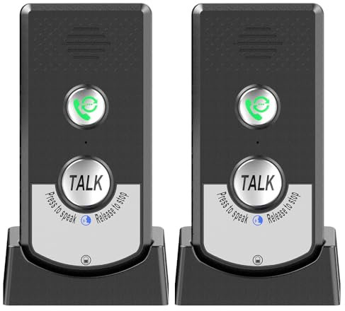 ZOYDP Interphone sans fil, intelligent, appel bidirectionnel, communication bidirectionnelle, interphone domestique pour patients âgés