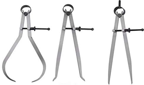 20 cm inuti våren yttre avdelare set bromsok mätverktyg för träsvarvprojekt 3-pack