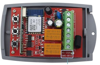 Cierrapuertas Automático, Tuya-Abridor de Control de puerta automático, apertura de puerta de garaje, 433, receptor externo de puerta, 12v, 24v, 220v, módulos de Control de Portal inalámbricos ,para C