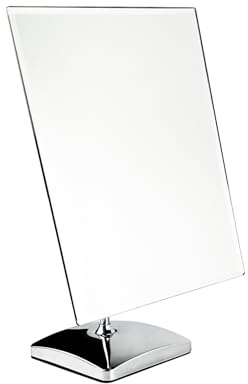 IOO6Z8SY Miroir cosmétique de Table, modèle carré, Image Claire, Rotatif à 360°, idéal pour Les opticiens, bijoutiers, Soins de la Peau et Rasage
