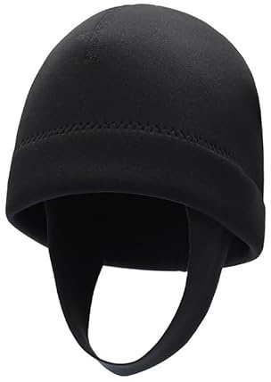 Unisexe Cagoule de Plongée en Néoprène 2mm Bonnet de Plongée Protecteur Épais Chaud avec Mentonnière Élastique Capuche pour Natation Hiver Bonnet de Bain Surf Kayak Sport Nautique