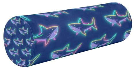 1 (501) Federa per cuscino cilindrico con cerniera per ginocchia in memory foam cilindro collo roll copre con cerniera cuello para dormir