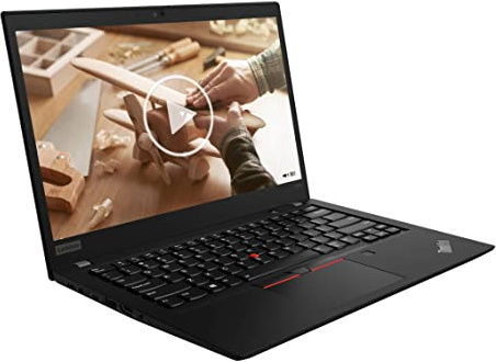 Lenovo ThinkPad T490s 14 tum full HD Intel Core i5 8365U 256 GB SSD hårddisk 16 GB minne Microsoft Windows 11 Pro webbkamera bärbar dator (renoverad)