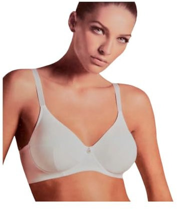 Laura Biagiotti Reggiseno Sfoderato con Ferretto Art. Laura 90225 Coppa C (3, Bianco)