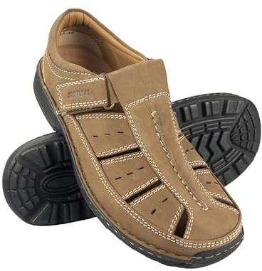 Zerimar Sandalias Hombre | Sandalias Trekking Hombre | Sandalias Hombre Senderismo | Sandalias Hombre Cuero | Sandalias Hombre Verano