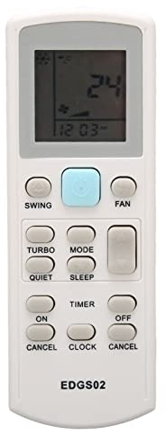 Annadue Telecomando per Climatizzatore, Telecomando per Climatizzatore Sostitutivo con Schermo LED Nero per Sottotitoli per ACSON/per APGS02 (Bianco)