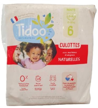 TIDOO - T6-26 Couches Culottes d'apprentissage écologiques (16-30kg)