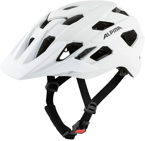 ALPINA PLOSE MIPS MTB-Fahrradhelm, White matt, 57-61 cm