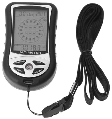 Altimetro elettronico, altimetro | Compass misuratore di temperatura del barometro palmare multifunzione - Dispositivo portatile con retroilluminazione, dispositivo misuratore esterno