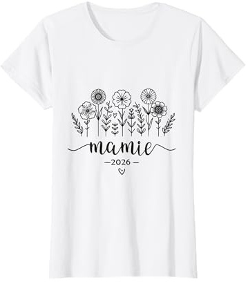 Femme Future Mamie 2026 Annonce Grossesse Mamie 2026 T-Shirt