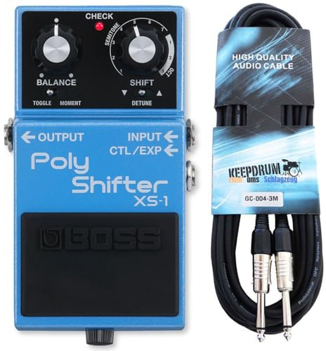 Boss XS-1 effektenhet poly shifter effektpedal med jackkabel