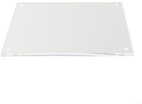 Lot de 2 cadres photo magnétiques en acrylique transparent pour décoration de bureau 15 x 21 cm