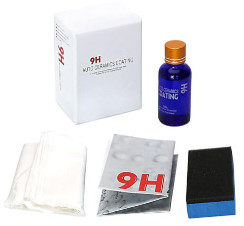 Dous Rivestimento per Auto in Ceramica | Kit di Rivestimento in Ceramica AntiGraffio Lucido 9H | Lucidante sigillante Protettivo da 30 ml per Auto, Moto, Barche e ATV