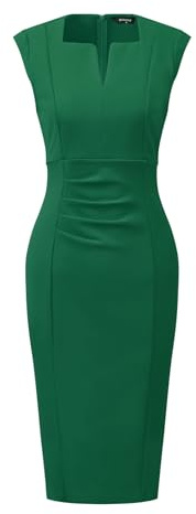 Allegra K Women's Sheath Dress Pencil Work Sleeveless Professional Office Dresses