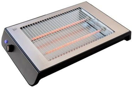 TOSTADORA PLANA TOSTADORA ELECTRICA HORIZONTAL PLANO PLANA TOSTADOR 2 TUBOS 600W