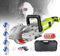 forplubossmmp Rainureuse Murale Électrique 7500 TR/Min, Machine À Rainurer Le Béton Mural avec 4 Gants, Coupe-Béton pour Briques, Marbre, Bois, Profondeur De Coupe De 1,45 Po,Green