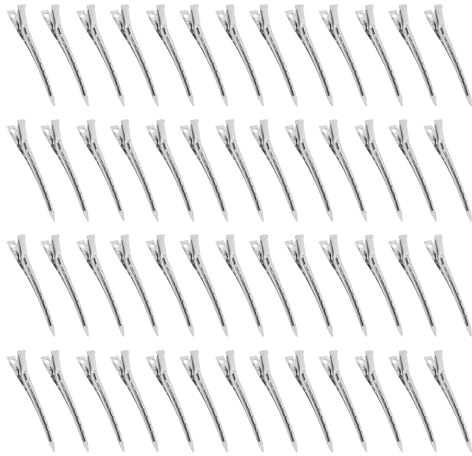 80 fermagli per capelli per acconciature, 9 cm, clip per banconote a forma di anatra, rulli per sezionare i capelli, rulli lunghi per acconciature, a coccodrillo