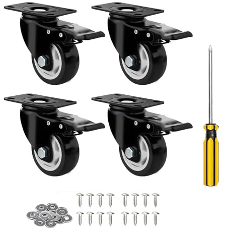 YIUBCZOQI 75mm Ruedas Set de 4
