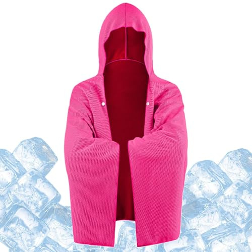 Generisk bärbar badhandduk, luva för vuxna, UV-skydd snabbtorkande absorberande cape 140 x 60 cm för sport simlektioner strandsemester yoga surfing