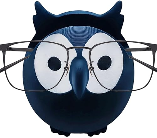 Masoog Supporto per occhiali con stampa 3D, decorazione per occhiali, realizzato a mano, supporto per casa, comodino, tavolo da cucina e feste e bambini