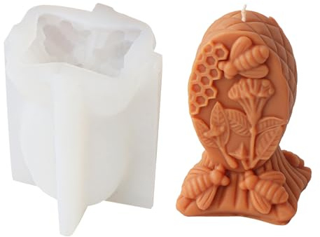 Decorazioni per la casa e progetti artigianali Stampo api fiore in rilievo Stampi in silicone cristallo Artigianato per ornamento domestico Atmosfera artistica Enhancers