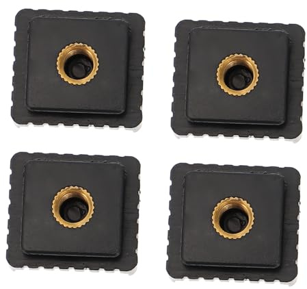 Zerodeko Staffa per Flash Attacco Slitta a Contatto Caldo, Adattatore 1/4 in Abs e Ferro, Set 4 Pezzi per Supporto Monitor e Luci LED Fotocamera, Accessori per Equipaggiamento Fotografico