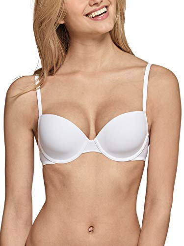 Schiesser Dam bygel-BH med dyna – 152995, Vit, 80C