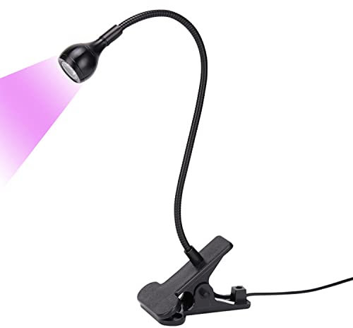 Lampade UV per Unghie 3W, Mini Lampade per Polimerizzazione per Resina, professionale Lampada USB Led Unghie Adatto per Gel, resina e colla UV, con testa regolabile