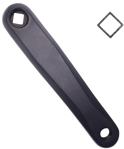 Alps2Ocean Universal Bike Crank Arm,152mm/160mm/165mm/170mm/175mm Left Crank Arm,Crank Arm Left Available in Diamond Hole and Square Hole for City Bike,Folding Bike,MTB,Ebike,Road Bike,Exercise Bike