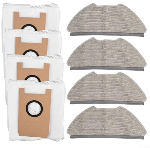 Juego de trapos y bolsa de polvo de alto rendimiento para Airrobo, para aspiradoras T20 y T20+