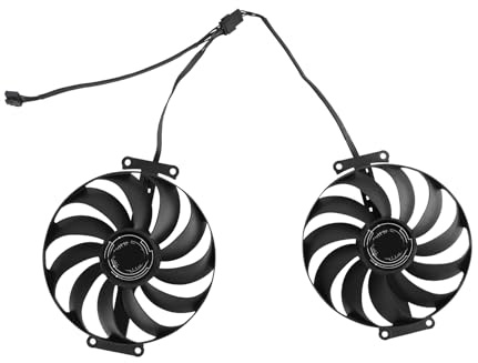 Video Card Fan For RX 6700 XT OC Edition GDDR6 95MM CF1010U12D RX6700XT Graphics Card Cooling Fan Computer cooling part(Fan - 2PCS)