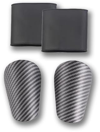 Juego de 4 espinilleras y fundas protectoras de fútbol, para adolescentes y adultos, almohadillas para hombres, mujeres, niños, niñas
