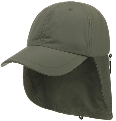 LIPODO Supplex Baseballkeps med nackskydd Unisex Var Sommar