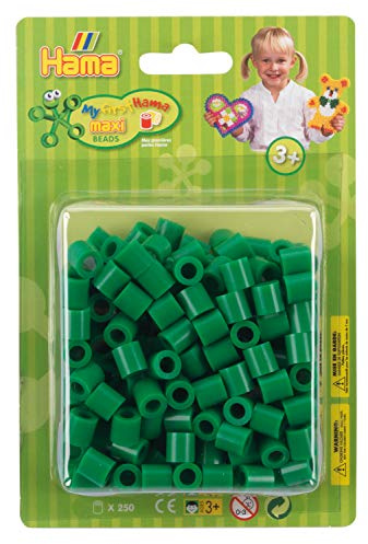 Hama 10.851 250 Maxi Beads in Blister Green