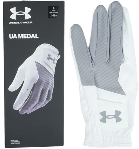 Under Armour Guanti da golf da uomo, Acciaio (035)/Acciaio, Left Hand Medium Cadet
