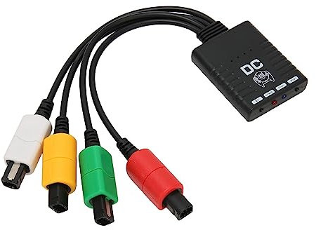 Drahtloser Controller Adapter Bluetooth Konverter mit LED Anzeige für 4 Spieler Mehrere Controller