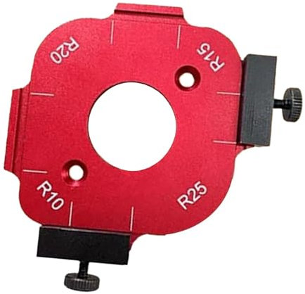 Gabarit Rond Pour Toupie, Gabarit D'angle De Routeur, Gabarit D'angle, Gabarits De Défonceuse À Rayon, Routage Sécurisé D'un Demi-coin Avec Pince Amovible Pour Le Travail Du Bois