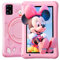 Tablet niños 7 pulgadas, Tablet Android 13, Octa-Core, 8GB+64GB(mpliable 256 GB), Batería 5800mAh, Cámaras 5MP + 8MP, Pantalla HD, Control parental, Funda protectora de silicona para niños(Rosa)