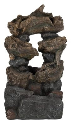 Easy Fountain Sherwood Falls incl LEDs Day & Night Solar Battery Water Feature